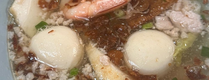 Hock Lai Seng 福来成潮州鱼圆肉脞面 is one of Mee Pok Tah!.