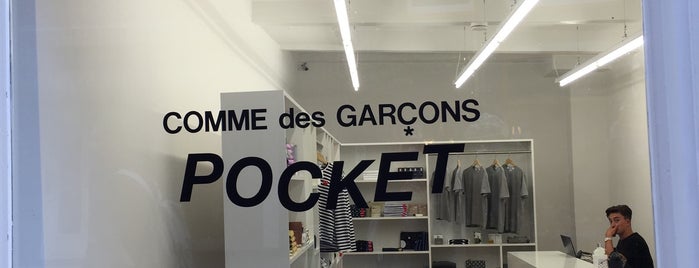Comme des Garçons Pocket is one of Orte, die Nath gefallen.