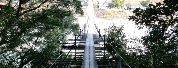 塩郷の吊橋 is one of 静岡県の吊橋.