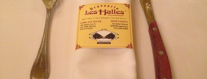 Les Halles is one of A Taste of France in New York City.