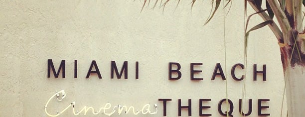 Miami Beach Cinematheque is one of Not so obvious things to visit in Miami.