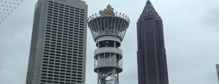 Leaving/Welcome to Atlanta Sign is one of Lieux qui ont plu à Meredith.