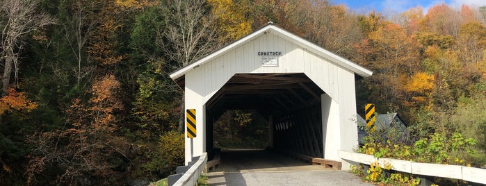 Comstock Covered Bridge is one of Visiting the Vermont von Trapps.