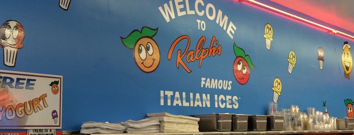 Ralph's Italian Ices is one of LI.