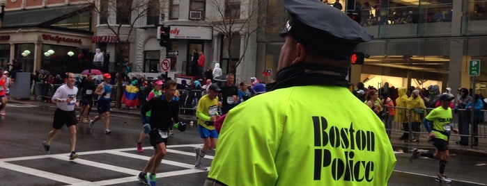 Boston Marathon Finish Line is one of Recreation.