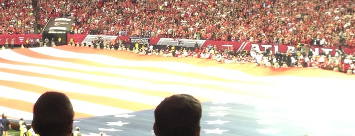 The Georgia Dome's "A Hoop" Catwalk is one of frequent places.