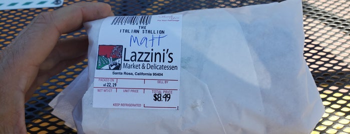 Lazzini's Market is one of Santa Rosa/Sonoma fam weekend.