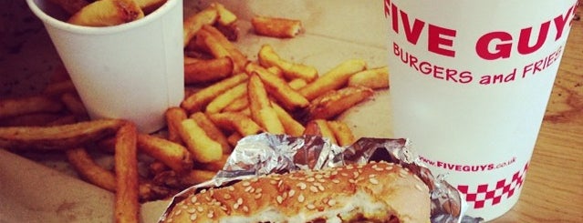 Five Guys is one of Burger London.