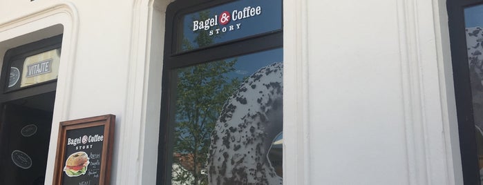 Bagel & Coffee Story is one of +421.