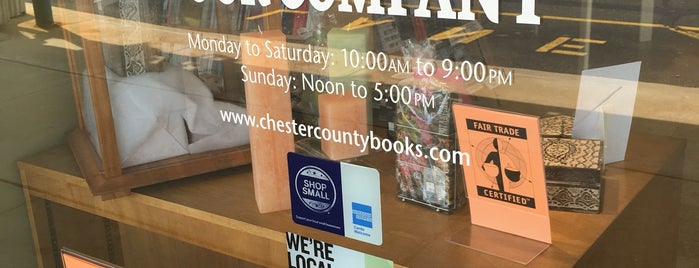 Chester County Book & Music Co is one of Bookish.
