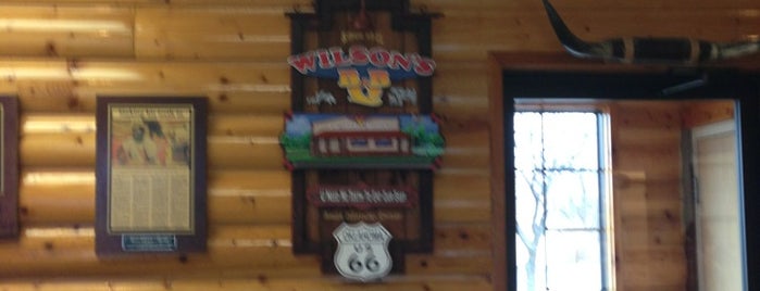 Wilson's BBQ is one of Tulsa area BBQ joints.