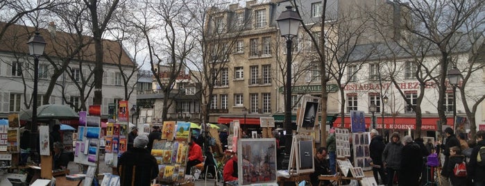 Place du Tertre is one of Paris.