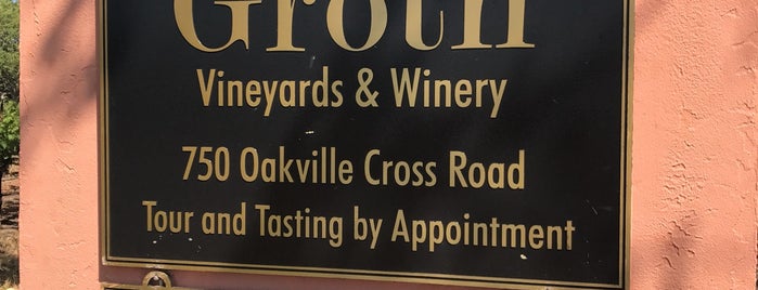 Groth Vineyards & Winery is one of Napa.