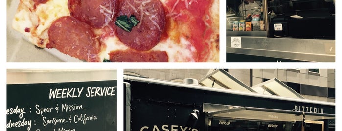 Casey's Pizza Truck is one of Bay Area Pizza.