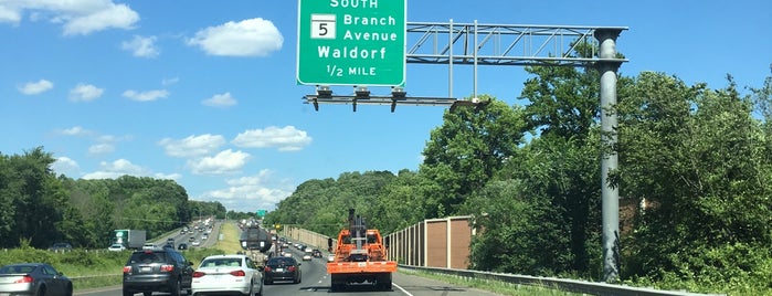 I-95/495 Exit 7 - Branch Avenue (MD 5) is one of my places.