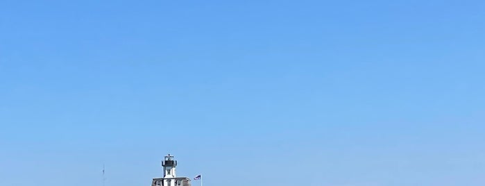 Rose Island Lighthouse is one of Newport, RI.