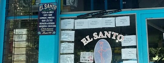 El Santo is one of «Cafés No Notables».