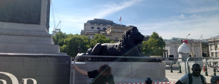 Trafalgar Square Lions is one of London.
