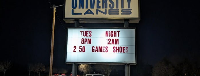 University Lanes is one of Favorite Arts & Entertainment.