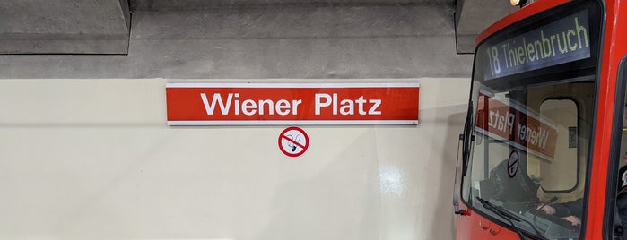 H+U Wiener Platz is one of KVB Stadtbahn Haltestellen.
