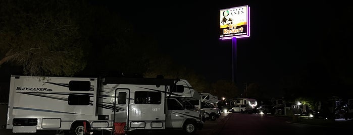 Oasis Las Vegas RV Resort is one of The 15 Best Places with Hot Tubs in Las Vegas.