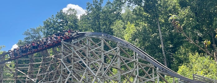 Lightning Rod is one of Wooden Roller Coasters.