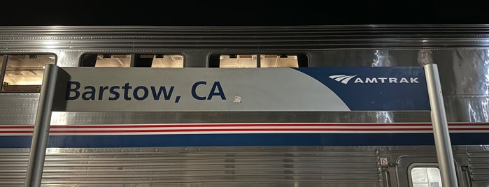 Amtrak - Barstow Platform (BAR) is one of Train stations.
