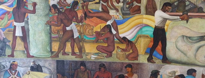 Diego Rivera Pan American Unity mural CCSF is one of Jess 님이 좋아한 장소.