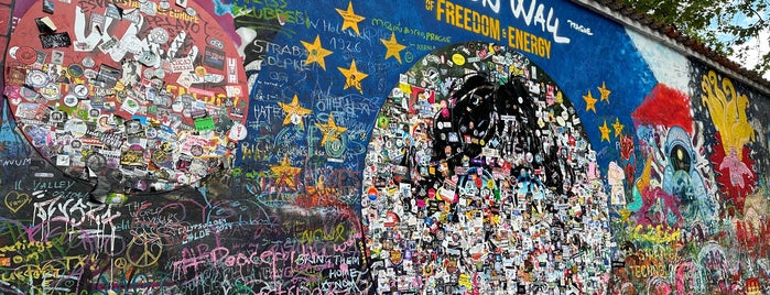 Lennonova zeď is one of prague 🇨🇿.