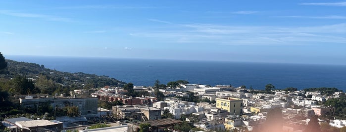 Anacapri is one of Capri and the Amalfi Coast Italy.
