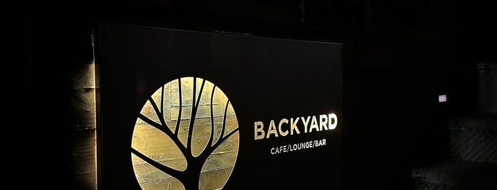 Backyard is one of to drink list.