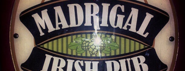 Madrigal Irish Pub is one of Tempat yang Disukai Luca.