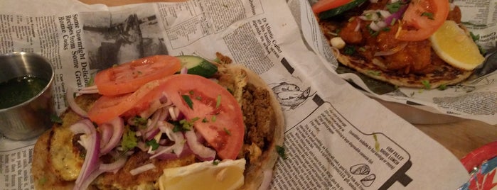 Sindhi Indian Street Food Restaurant is one of Posti che sono piaciuti a Dominiquenotdom.