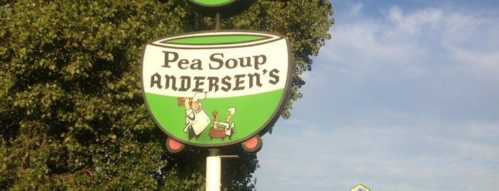 Pea Soup Andersen's is one of Favorite Eats.