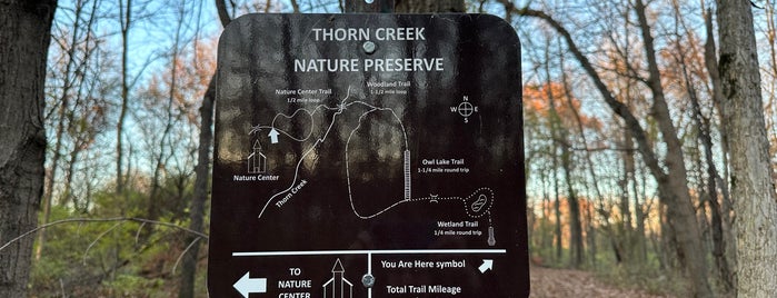 Thorn Creek Woods Nature Preserve is one of Illinois Nature Preserves.