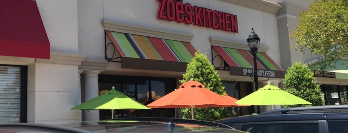 Zoës Kitchen is one of Places to try out.