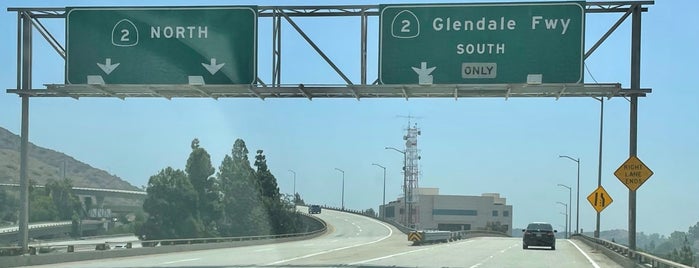 CA-2 / CA-134 Interchange is one of Los Angeles area highways and crossings.
