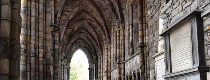 Holyrood Abbey is one of Edinburgh.