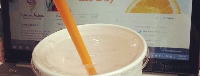 Jamba Juice is one of Places I've been to.