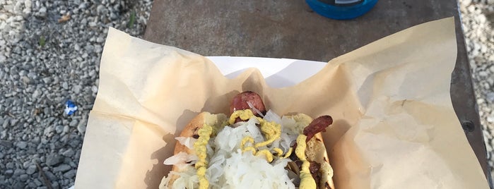 BeezNeez Hot Dogs & Sausages is one of The 15 Best Places for Sausage in Portland.