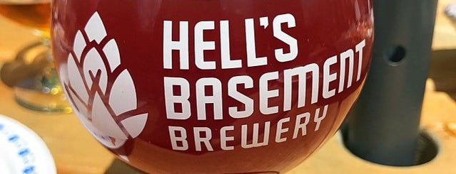 Hell's Basement Brewery is one of สถานที่ที่ Rick ถูกใจ.