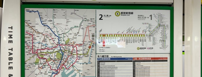 Mizue Station (S19) is one of Tokyo Subway Map.
