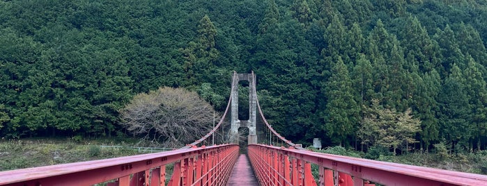 竜山橋 is one of 静岡県の吊橋.