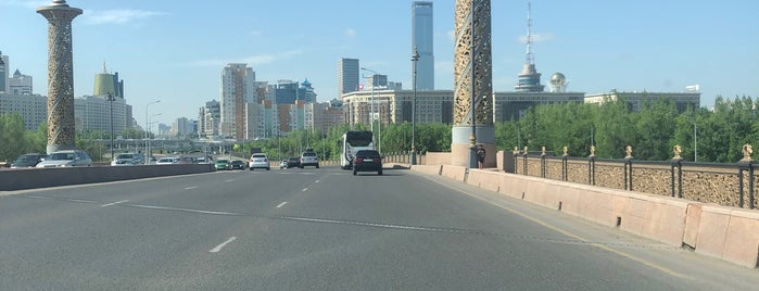 Марал (М-2) is one of Bridges of Astana.