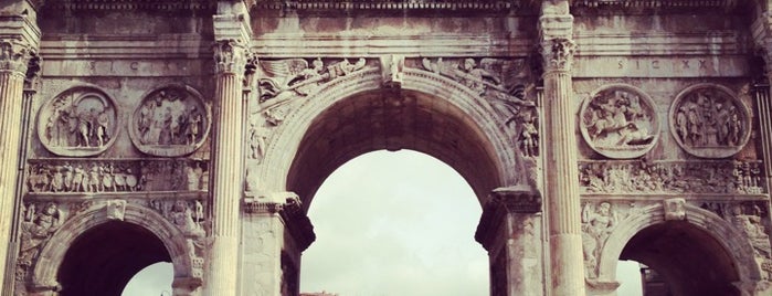 Триумфальная арка Константина is one of Roma.