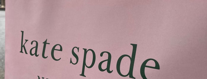 Kate Spade New York is one of shopping spots.