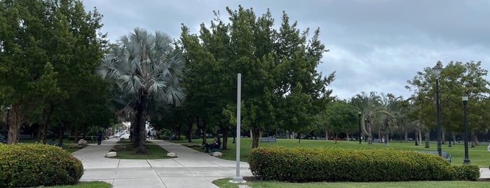 Flamingo Park is one of We went to Miami for a cuban sandwich.