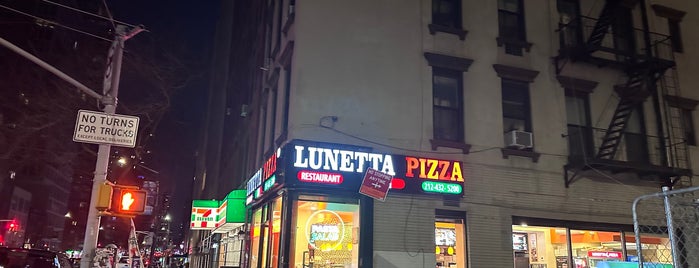 Lunetta Pizza is one of Pizza places NYC.