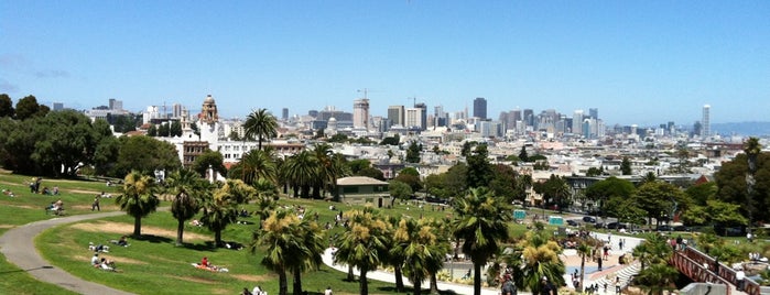 Mission Dolores Park is one of California..
