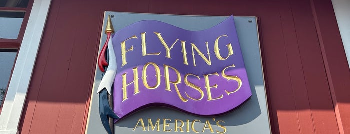 Flying Horses Carousel is one of Newport + Providence.